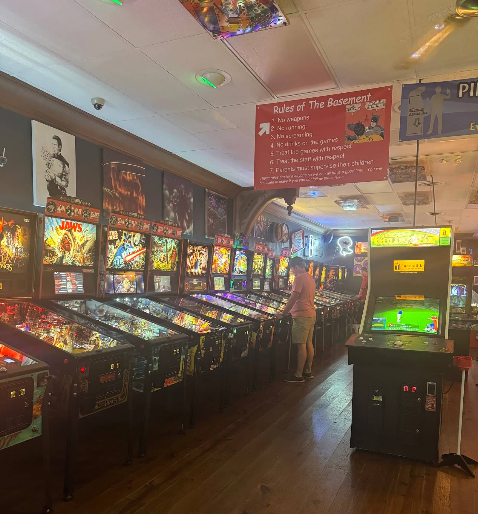 The Basement Arcade Bar