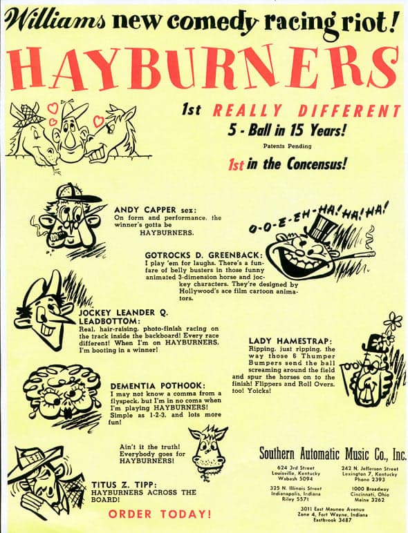 Hayburners / Jalopy flyer 2