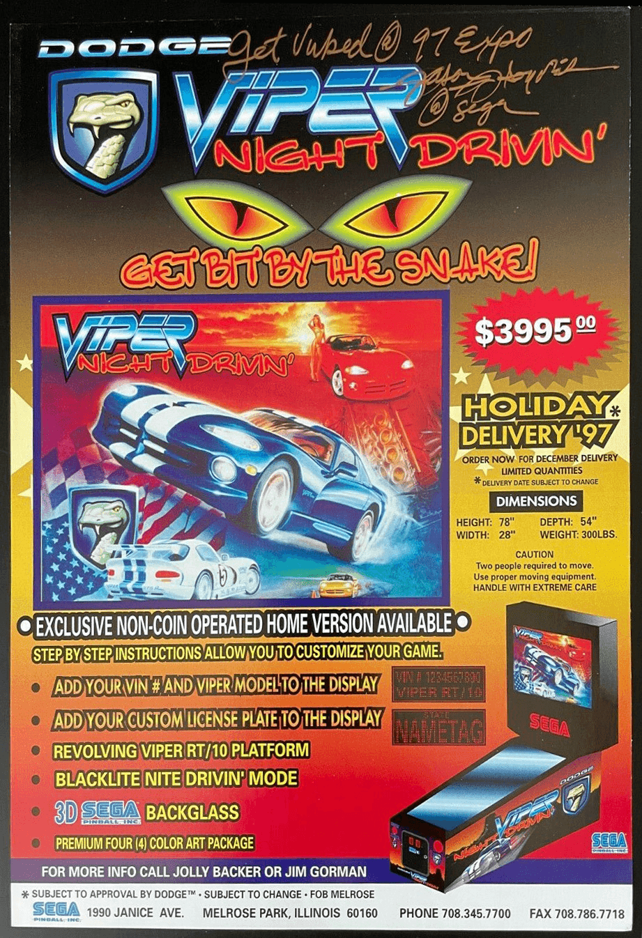 Viper Night Drivin' flyer 3