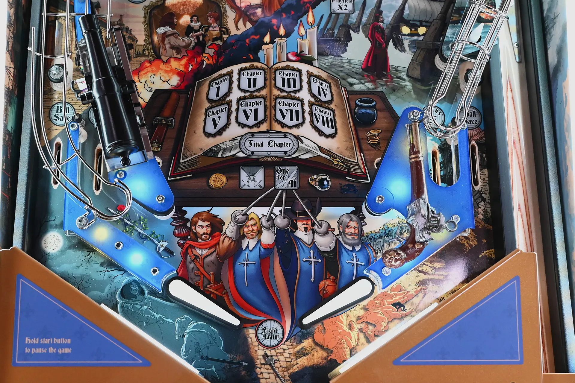 HEXA Pinball Launches The 3 Musketeers