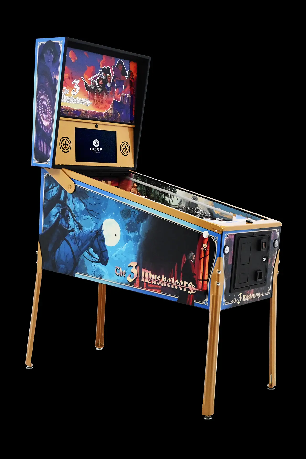 HEXA Pinball Launches The 3 Musketeers