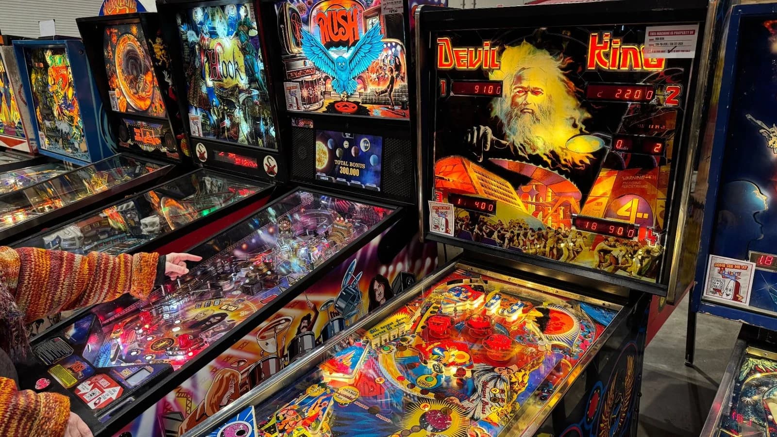 Rare games from the collection of Past Times Arcade.