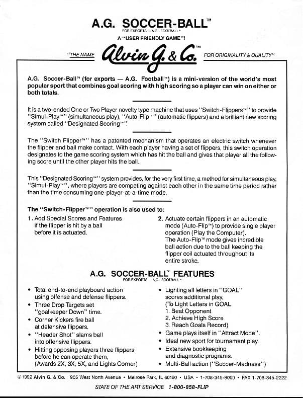A.G. Soccer-Ball / A.G. Football flyer 5