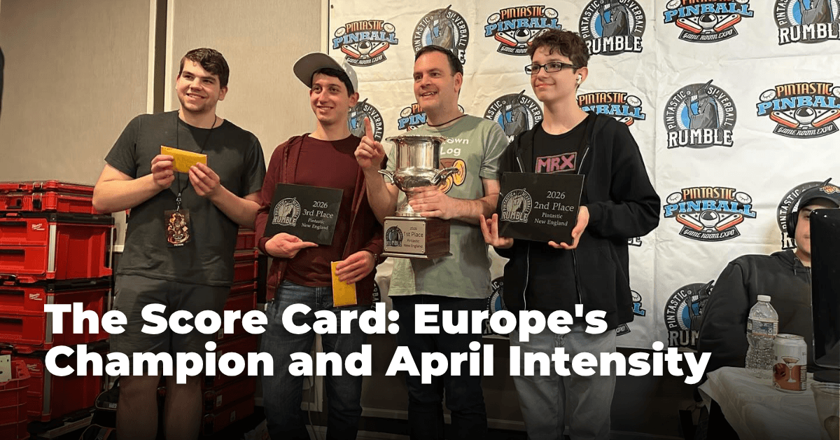 The Score Card 14: Europe's Champion and April Intensity