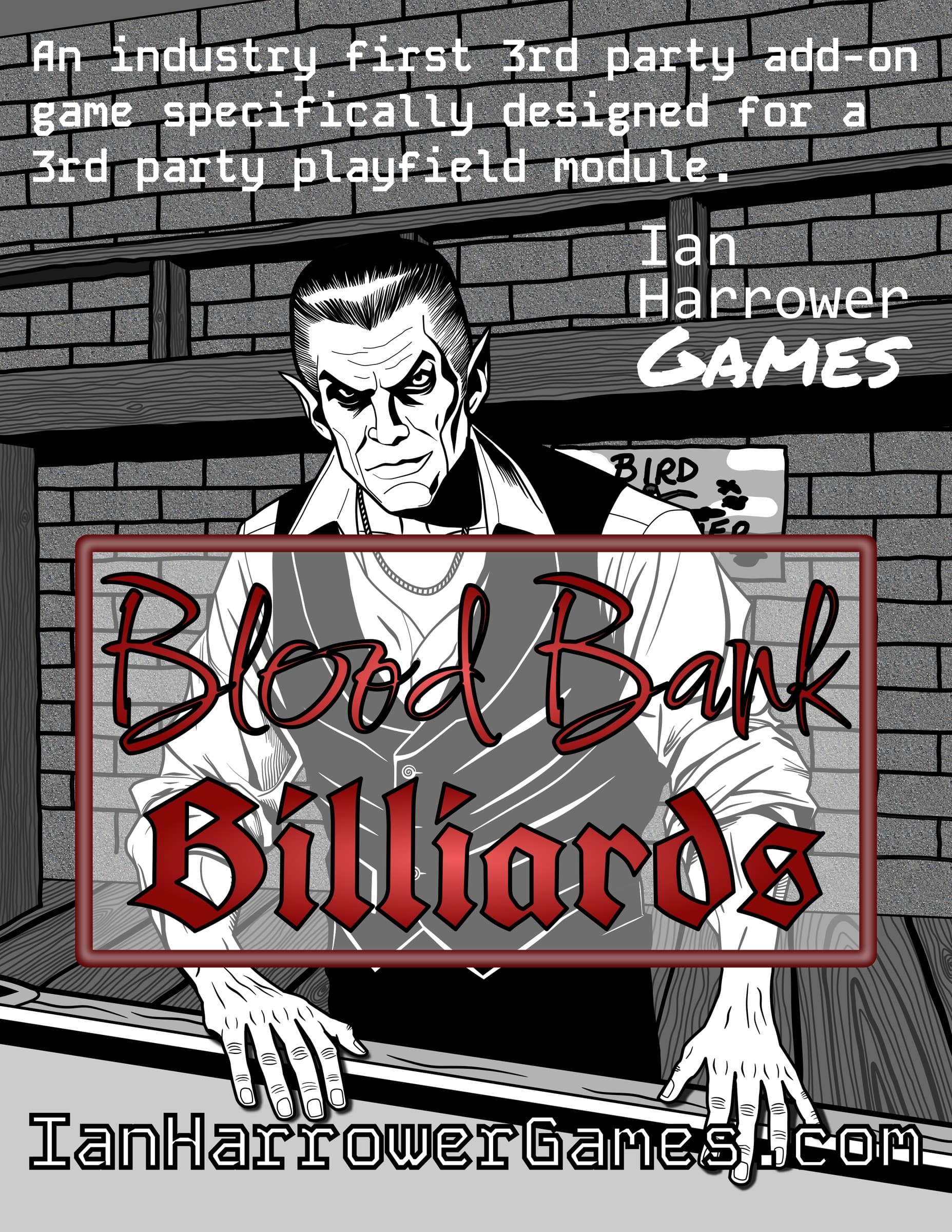 Blood Bank Billiards flyer 1