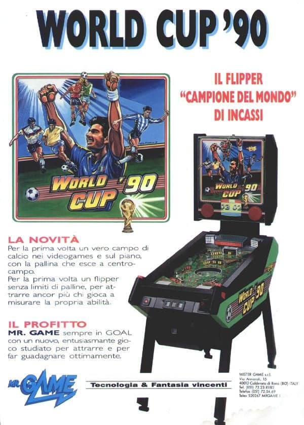World Cup '90 flyer 2