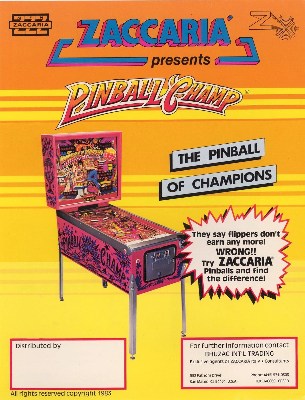 Pinball Champ flyer 5