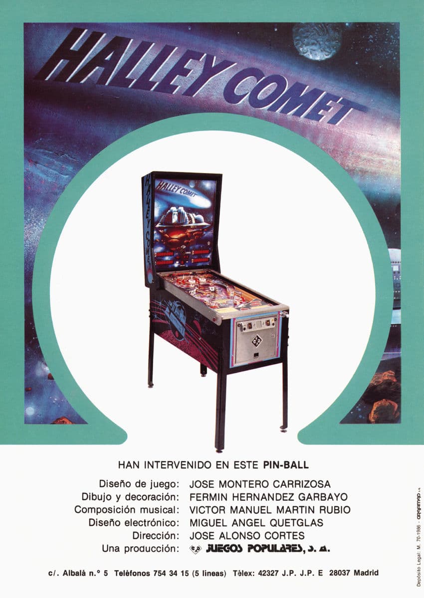 Halley Comet flyer 3