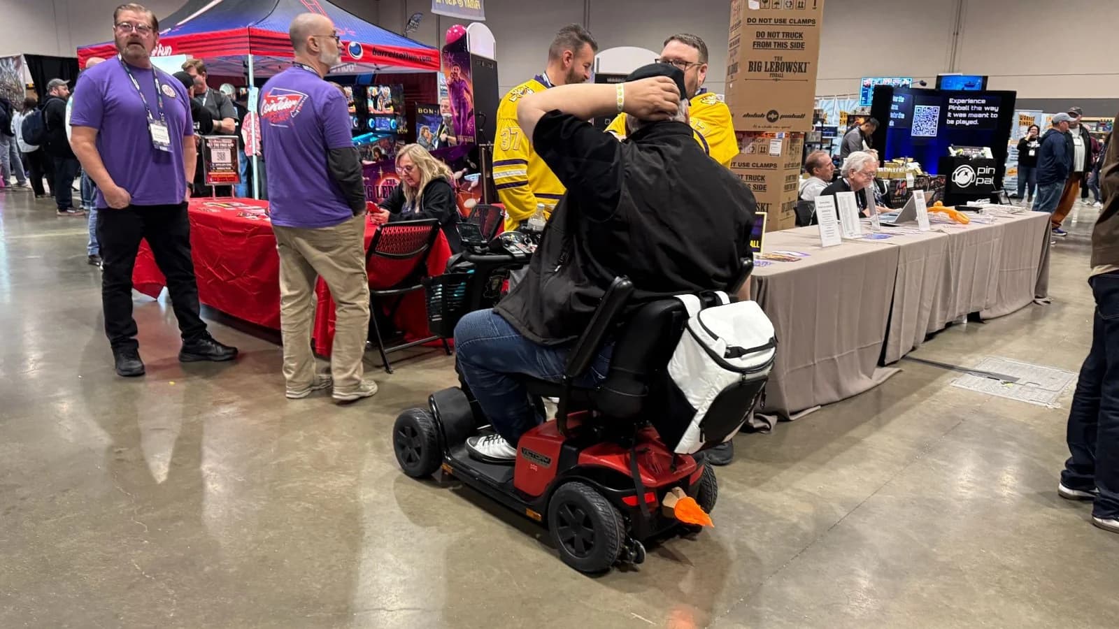 I think Christopher Franchi would fare well as a Dungeon Crawler with that jet engine on his chair.