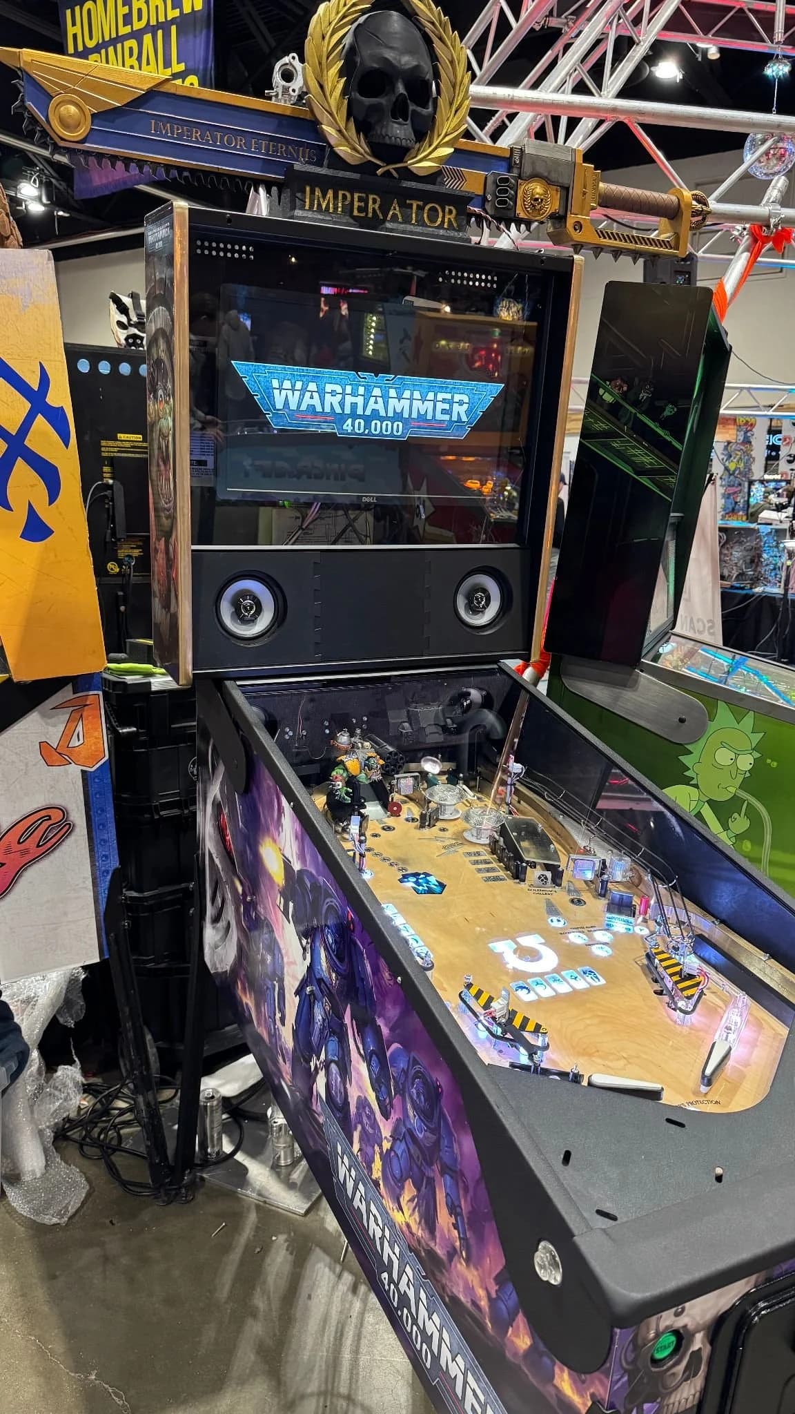 The Warhammer 40K homebrew's playfield.