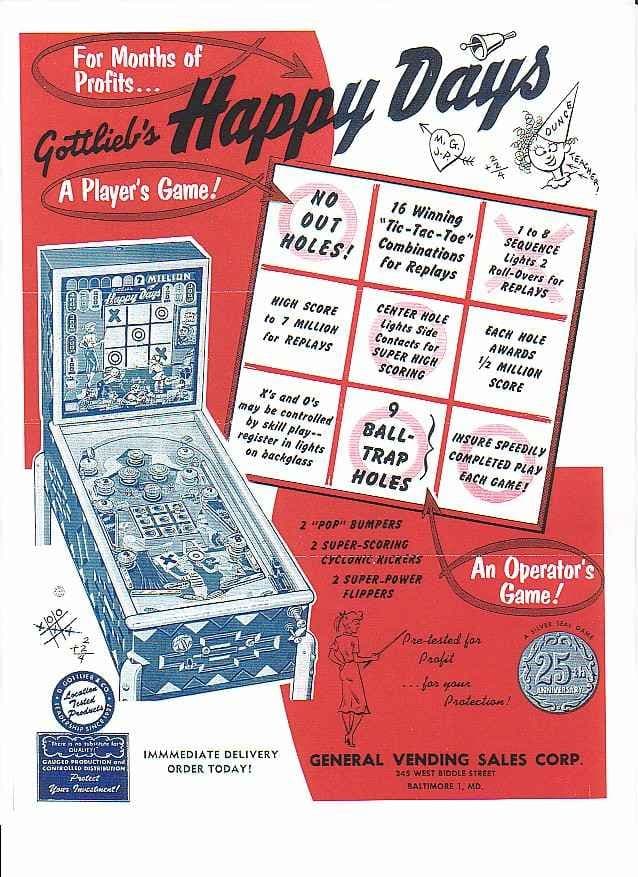 Happy Days flyer 1