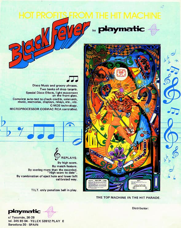 Black Fever / Rock 2500 flyer 1