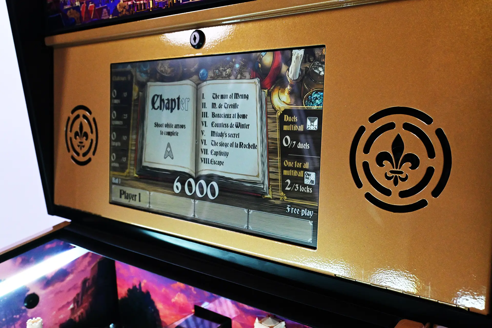 HEXA Pinball Launches The 3 Musketeers