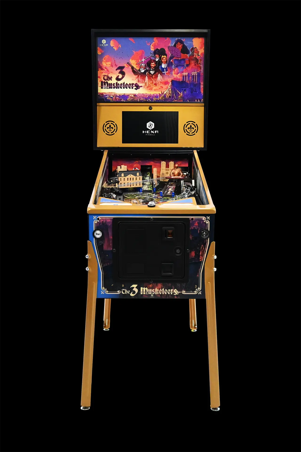 HEXA Pinball Launches The 3 Musketeers