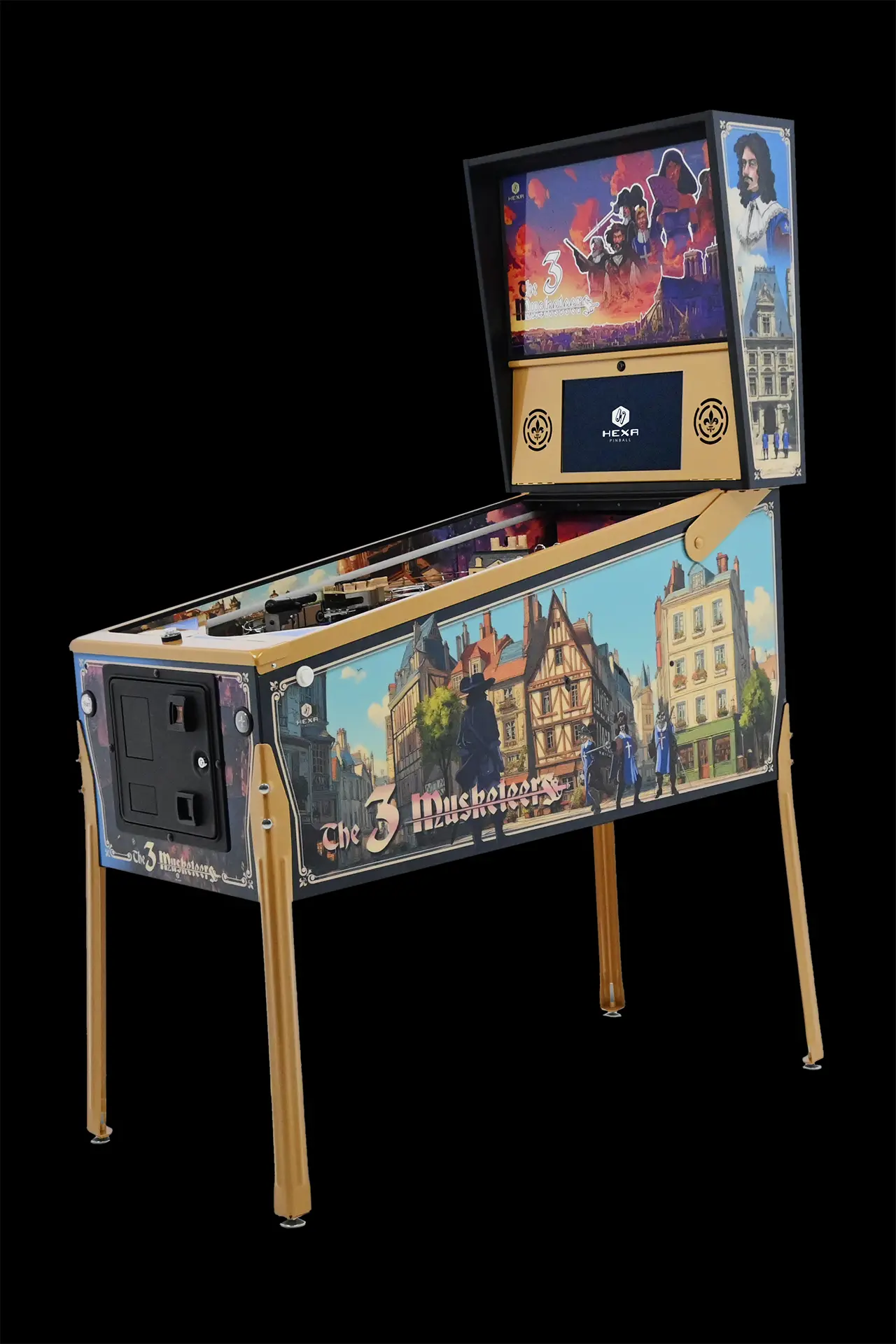 HEXA Pinball Launches The 3 Musketeers