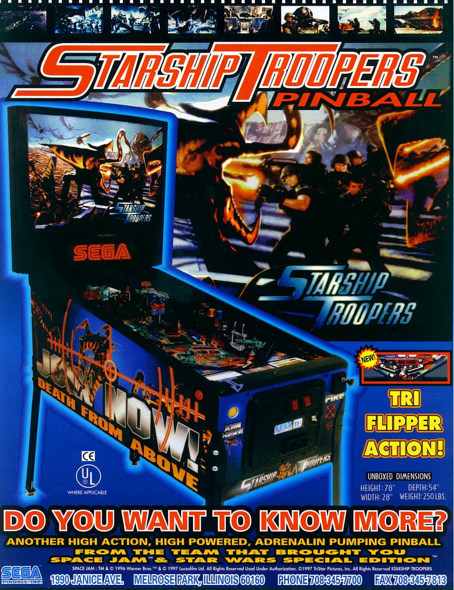 Starship Troopers flyer 2