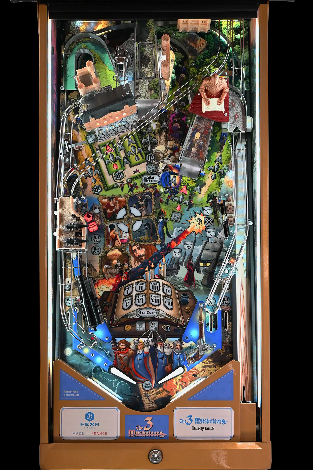 HEXA Pinball Launches The 3 Musketeers