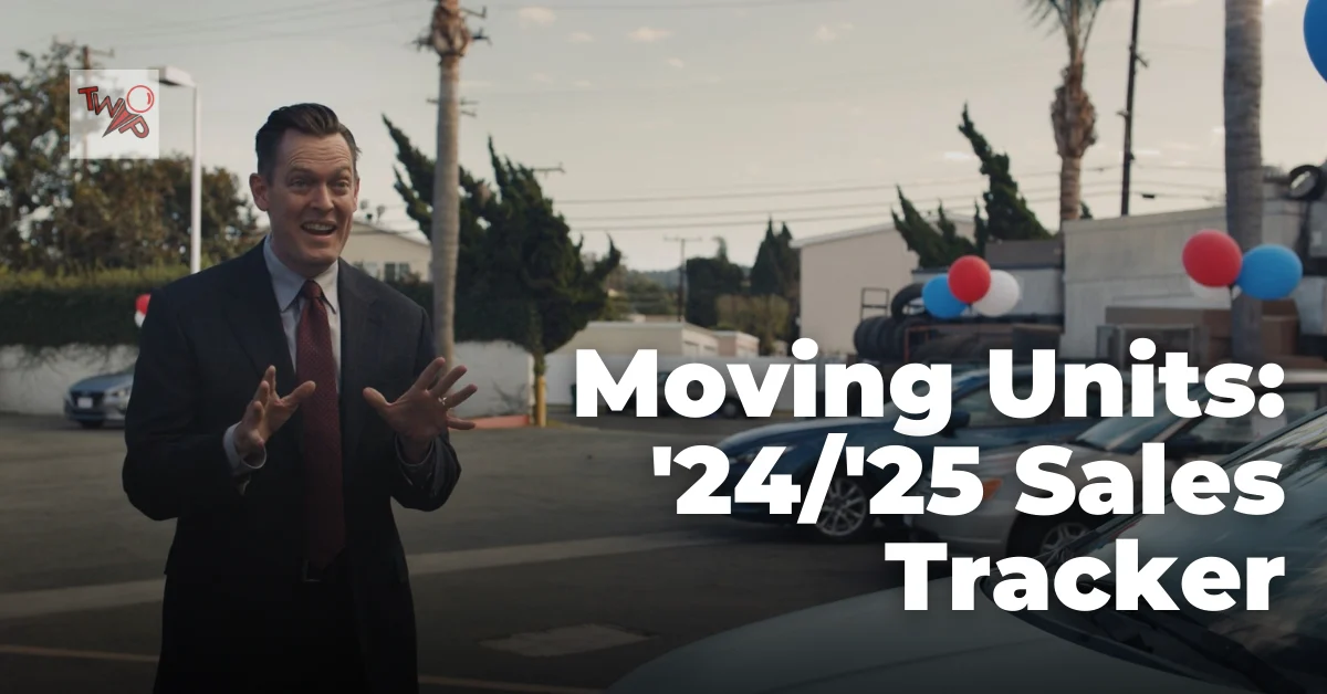 Moving Units: '24/'25 Sales Tracker