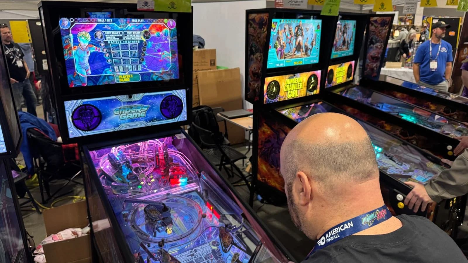 Multimorphic P³ machines being played