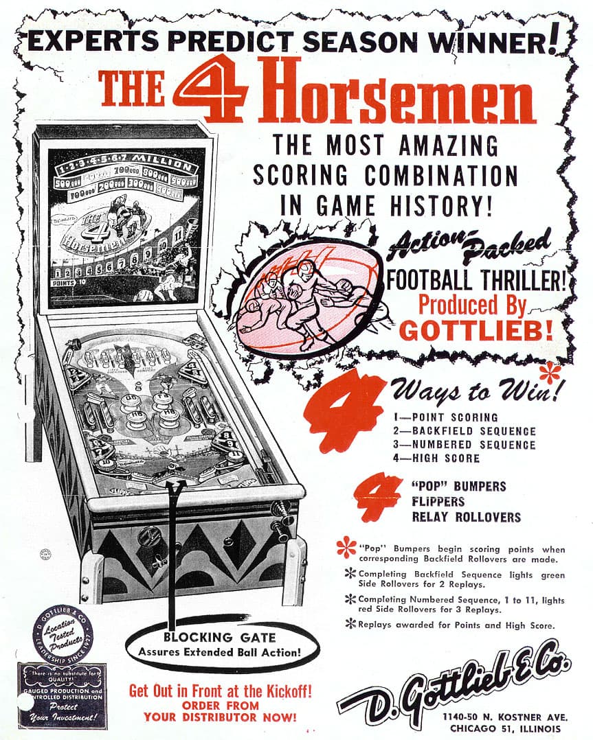 The 4 Horsemen flyer 1