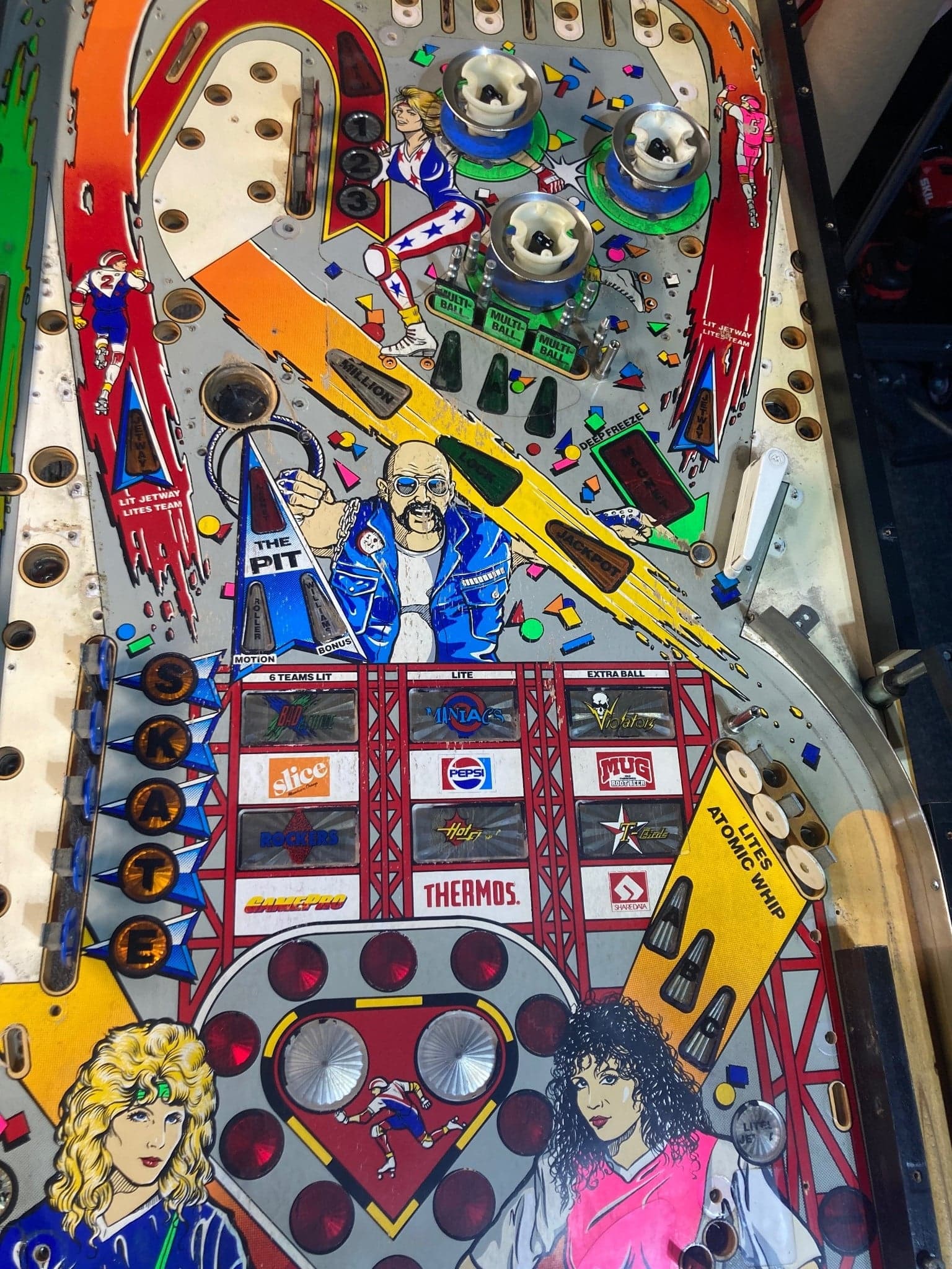 Rollergames Playfield Before