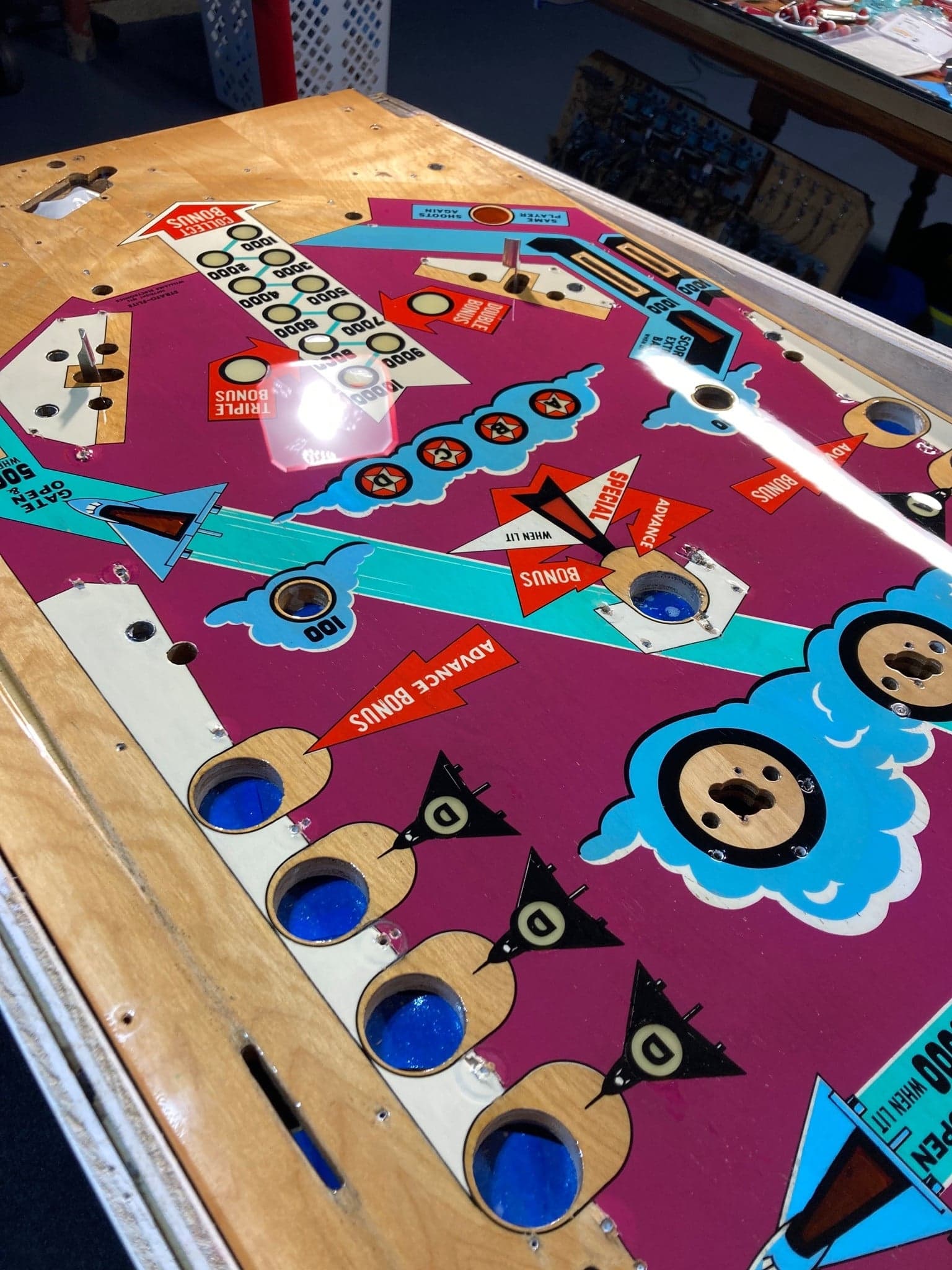 Strato Flite Playfield After