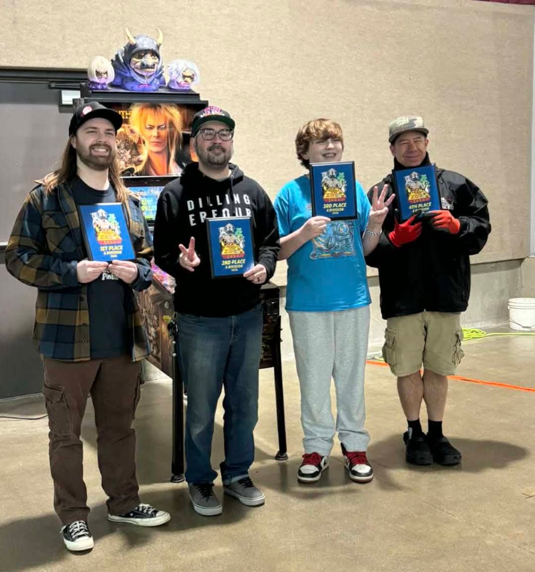 Pinball at the Zoo 2026 a Division Winners
