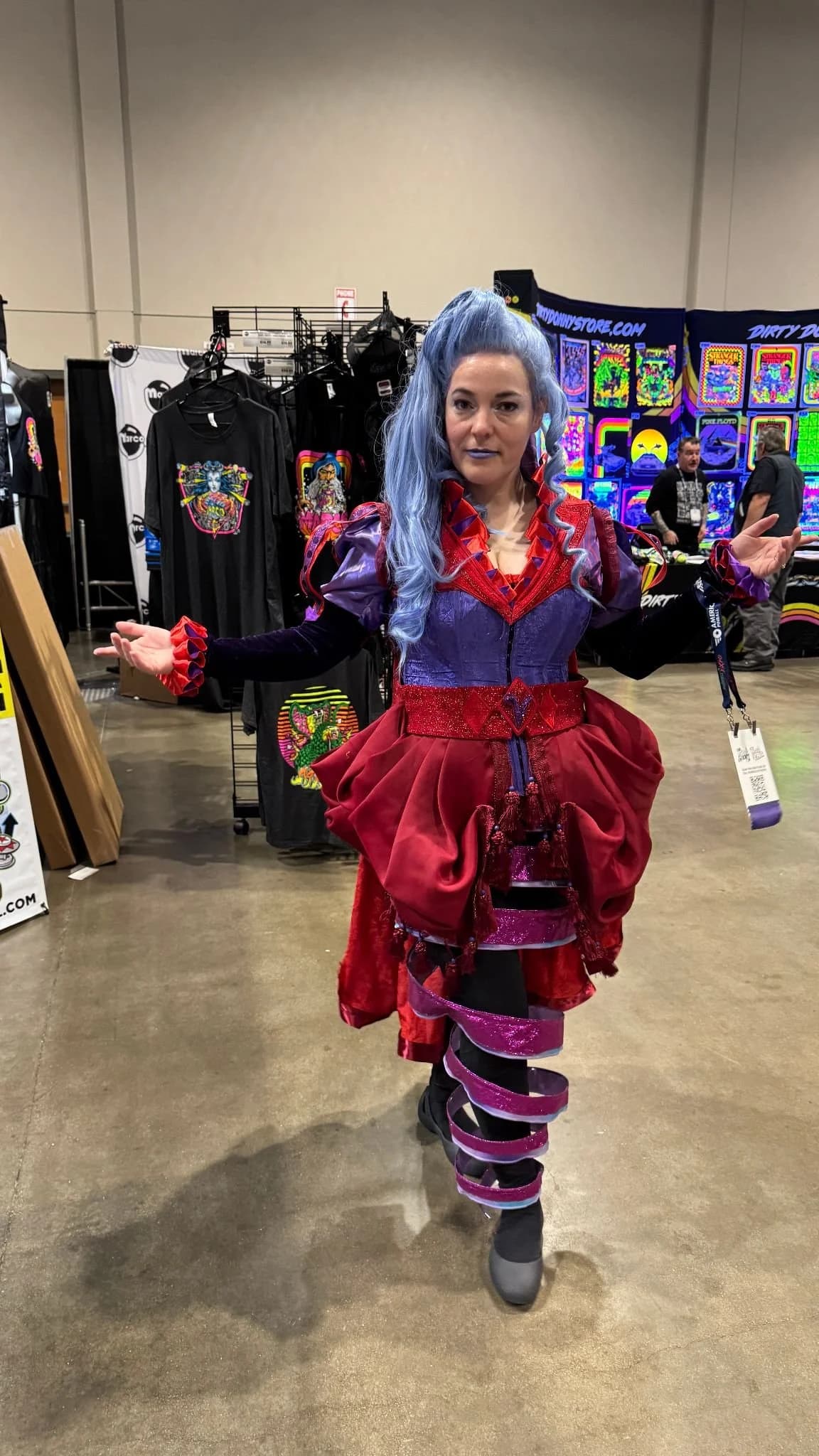 Rebecca Hinsdale dressed up for the costume contest at the Homebrew Village.