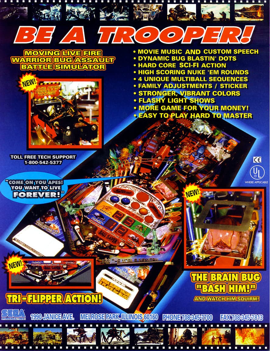 Starship Troopers flyer 1