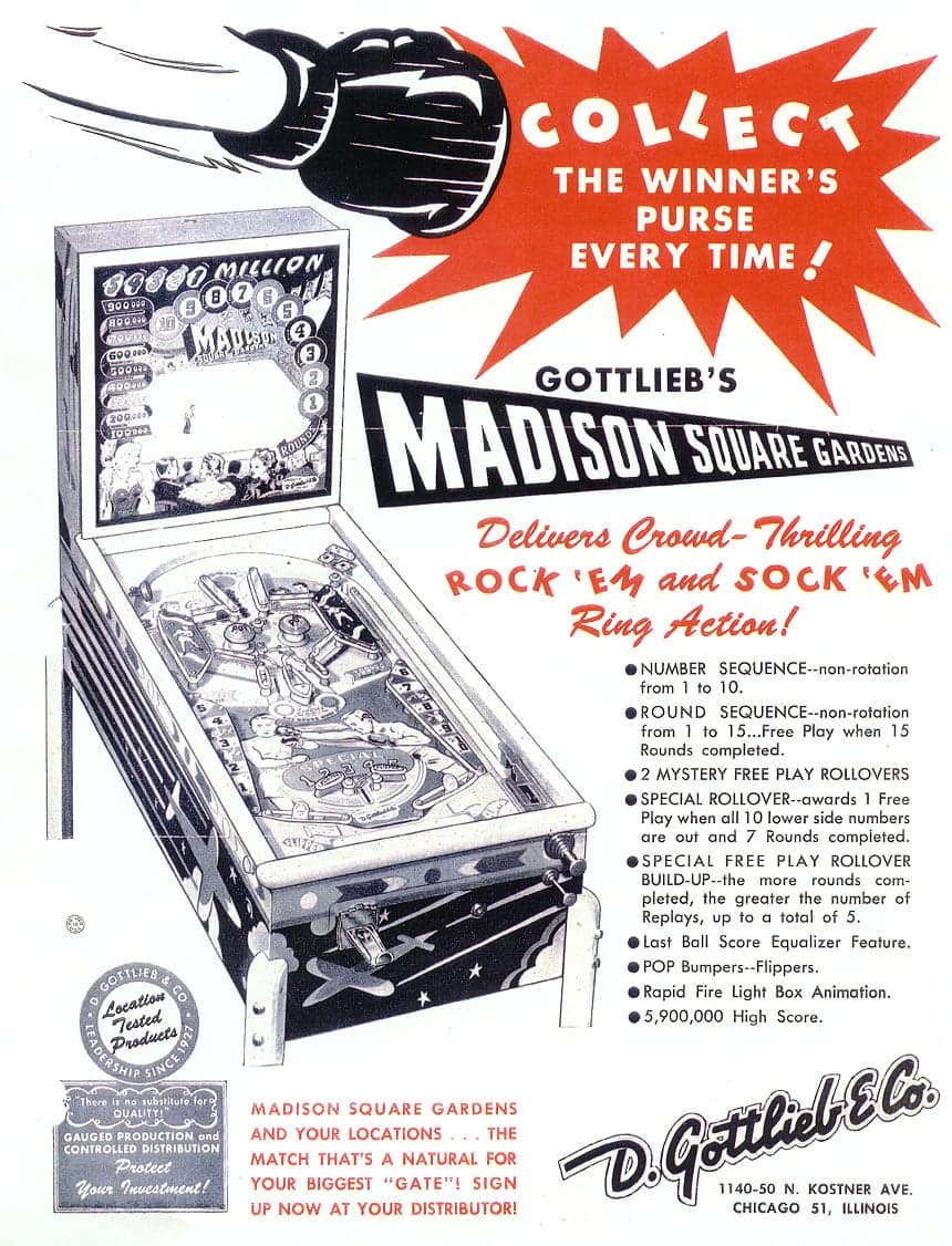 Madison Square Gardens flyer 1