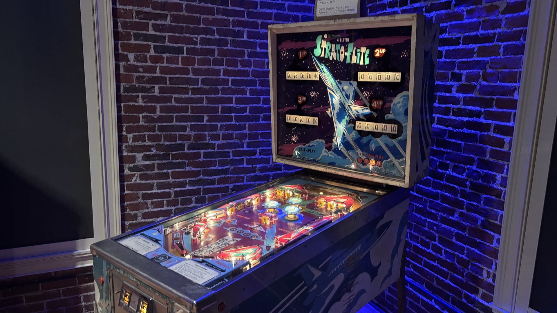 1974 Williams Strato-Flite pinball machine