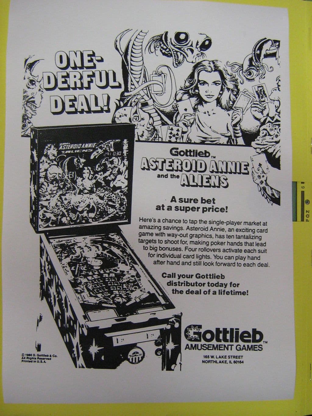 Asteroid Annie and the Aliens flyer 1