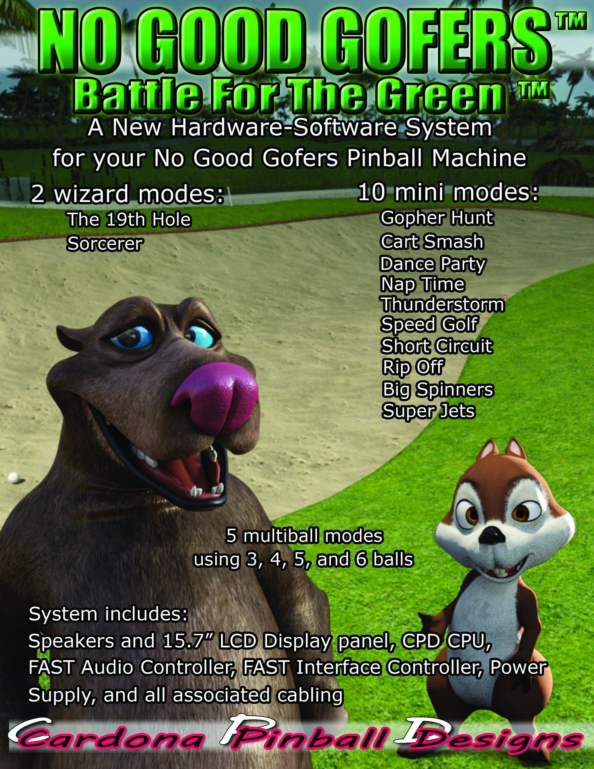 No Good Gofers: Battle For The Green flyer 1