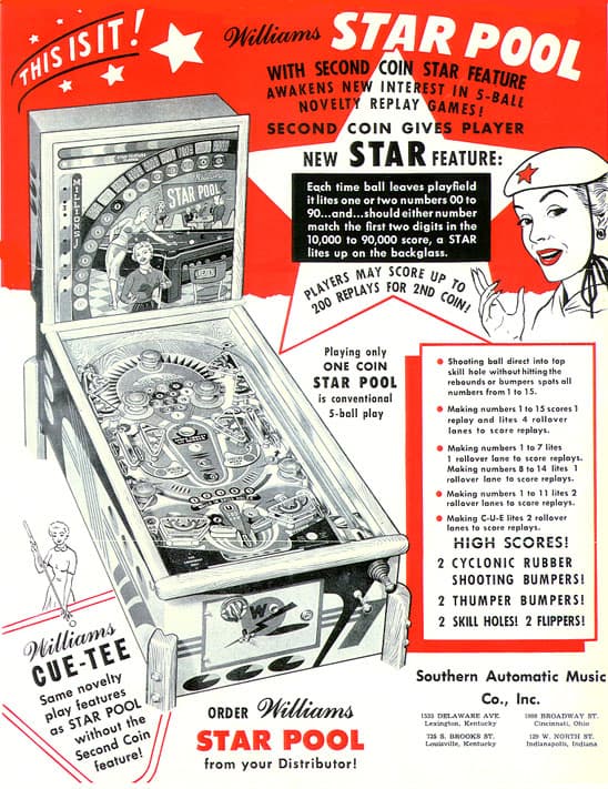 Cue-Tee / Star Pool flyer 3