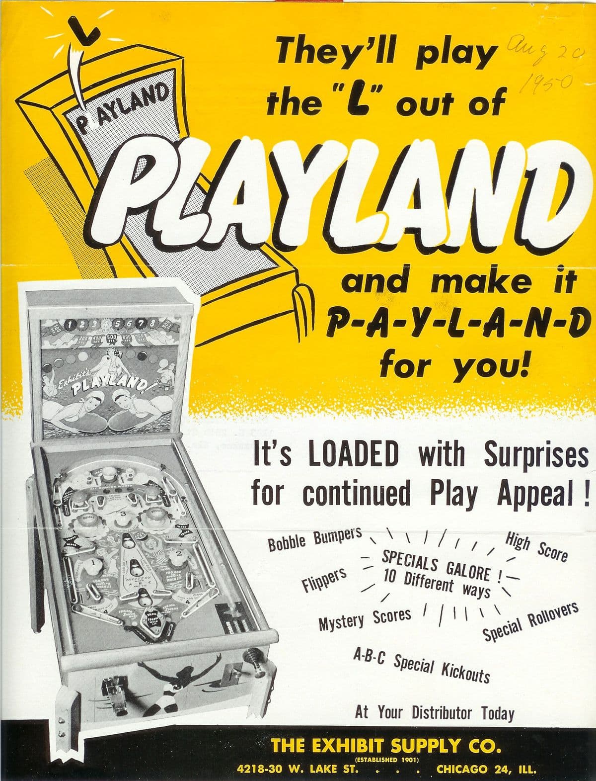 Playland! flyer 2