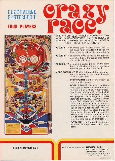 Crazy Race flyer 1