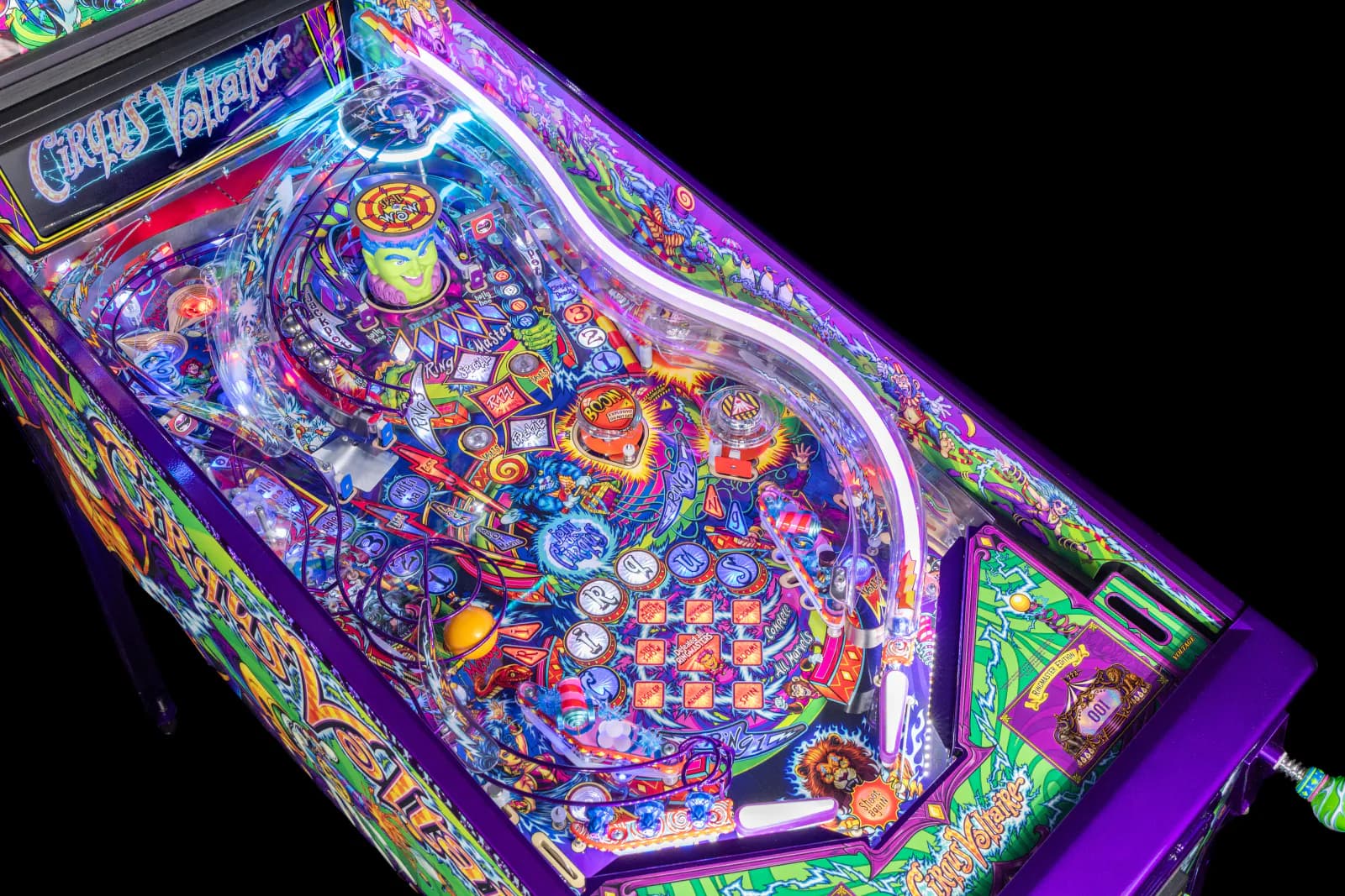 The full Cirqus Voltaire playfield