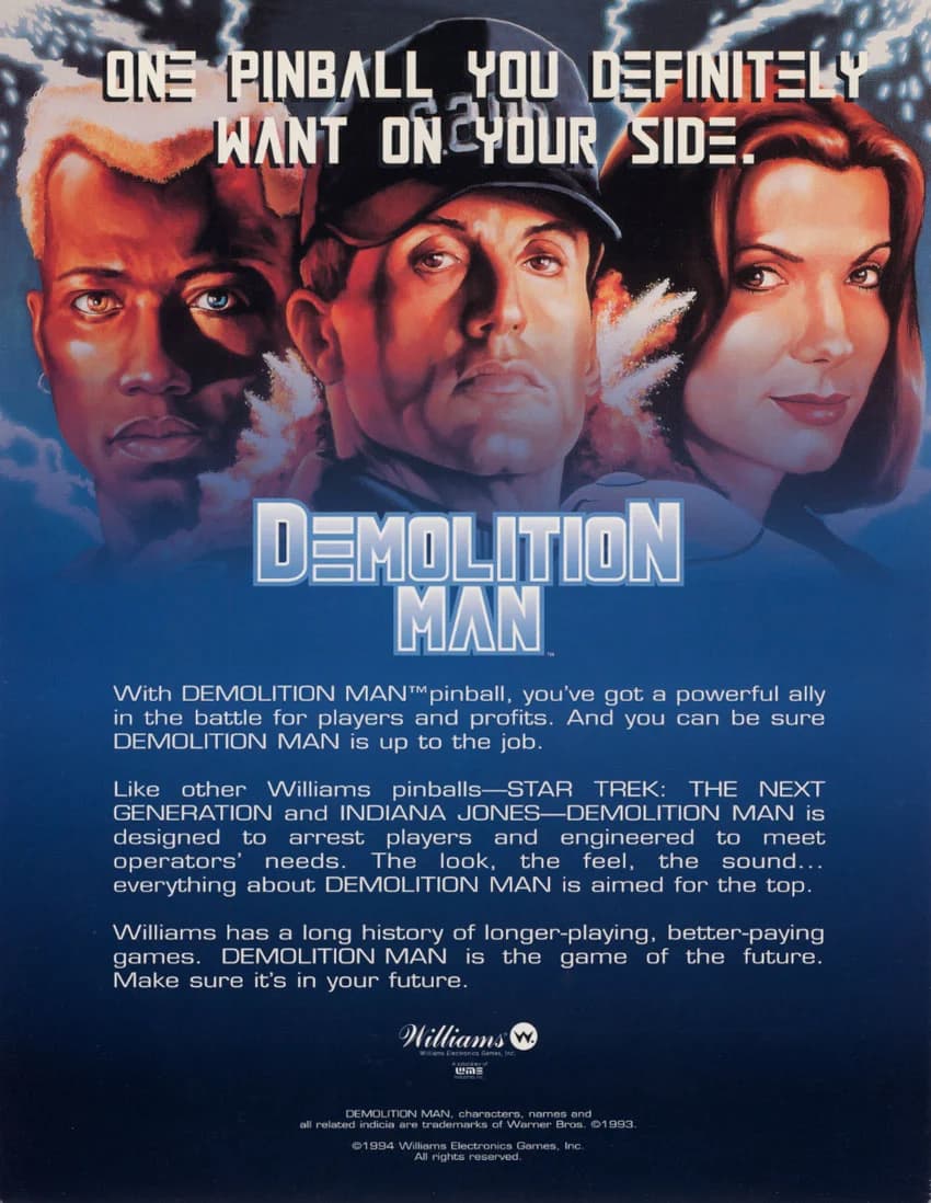 Demolition Man flyer 2