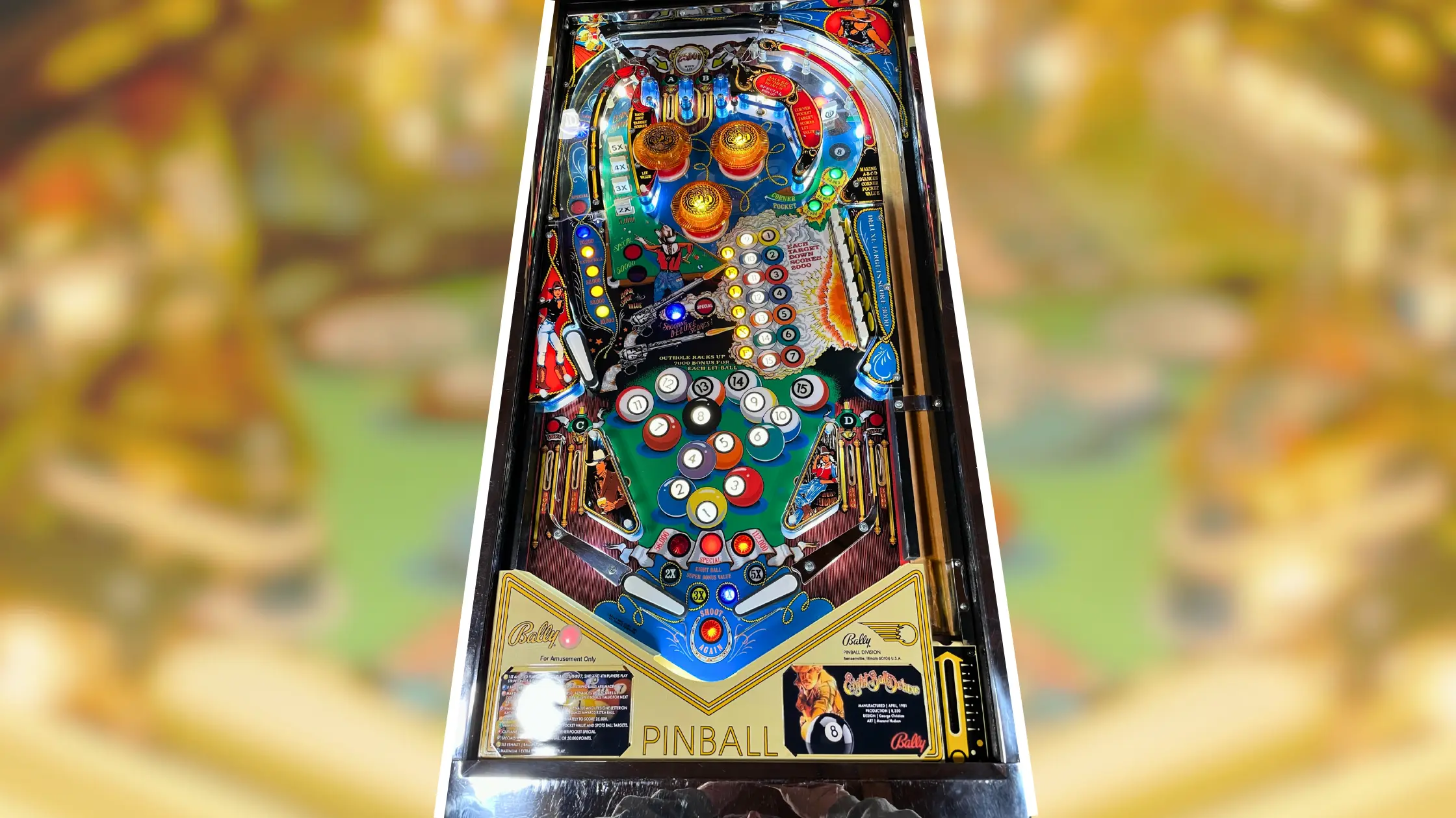 bally eight ball deluxe rules and gameplay tutorial playfield overview