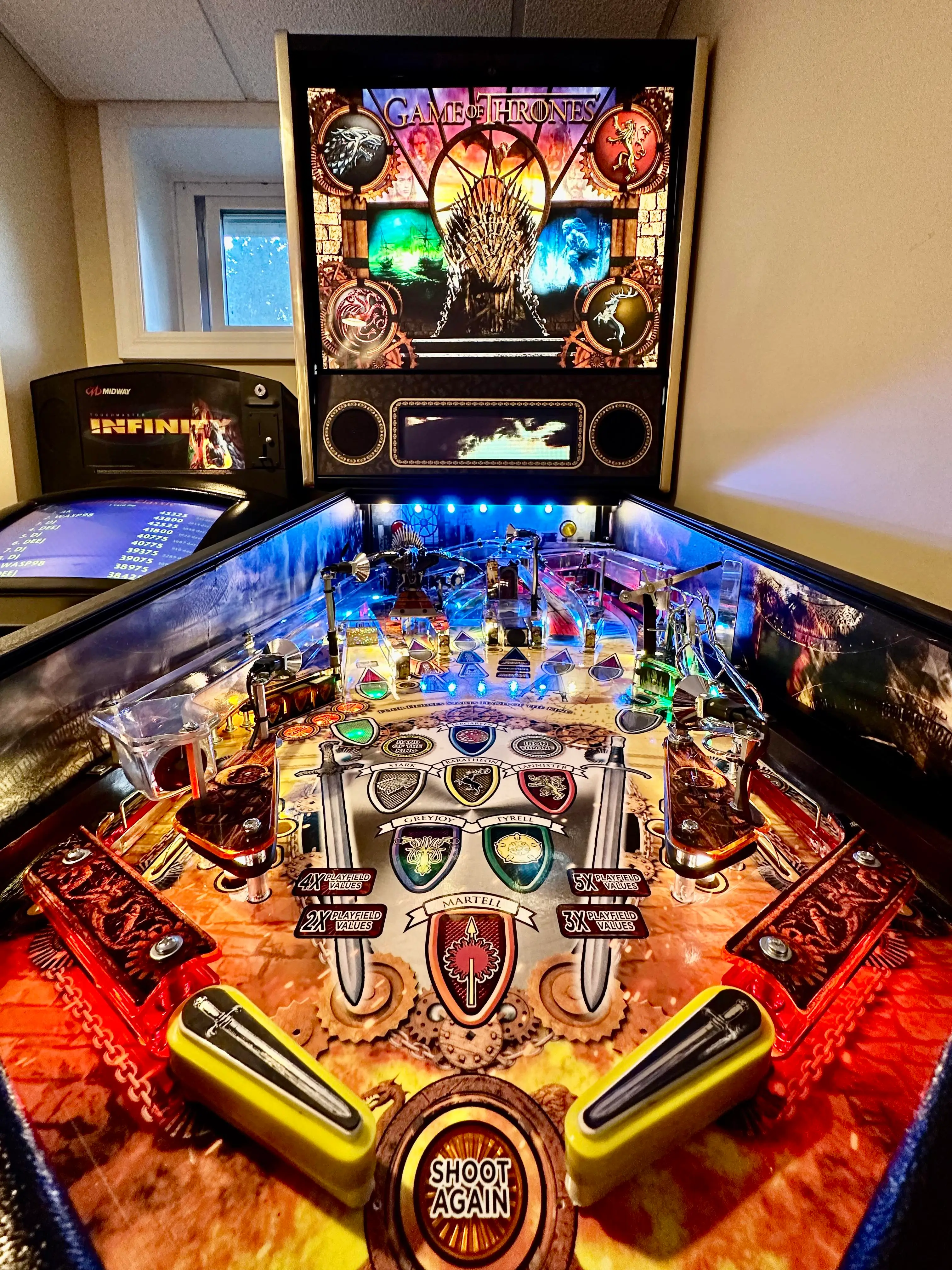 game of thrones pinball by stern