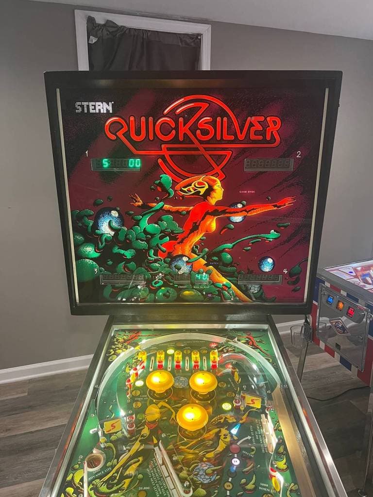 1980s pinball stern electronics quicksilver