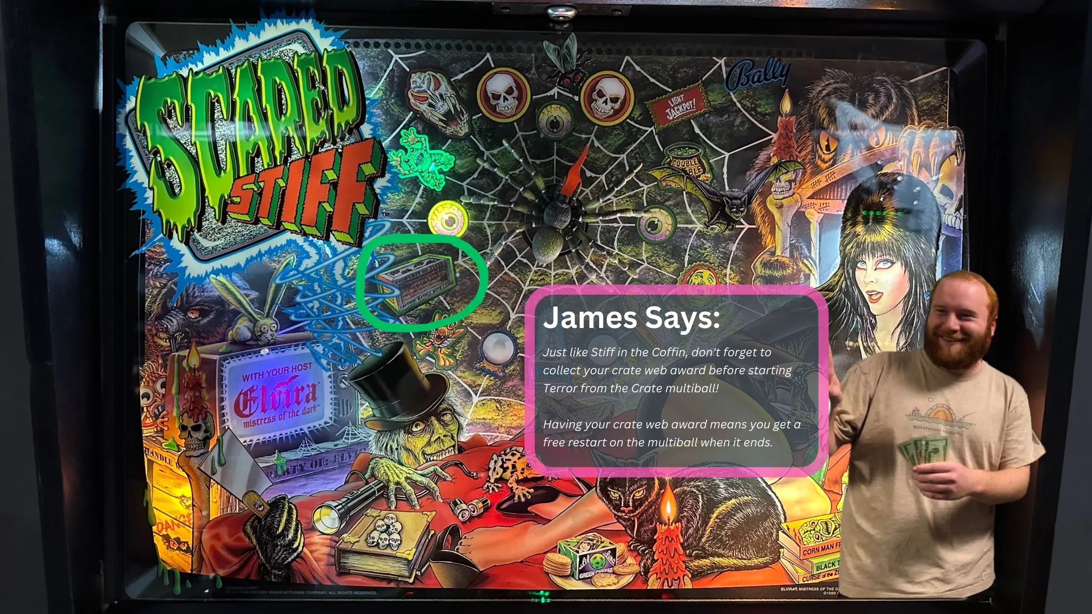 scared stiff pinball rules