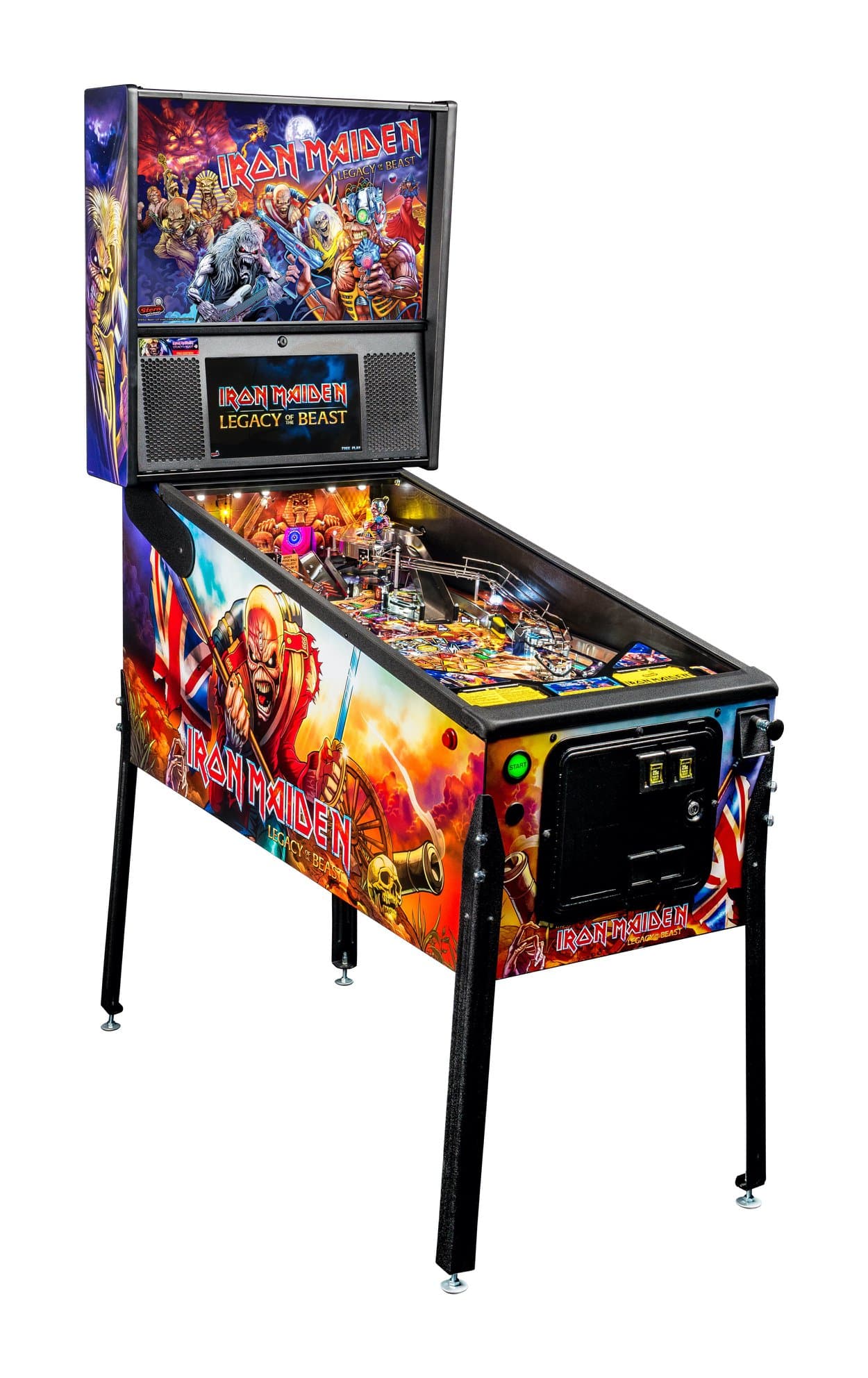 iron maiden legacy of the beast pinball machine