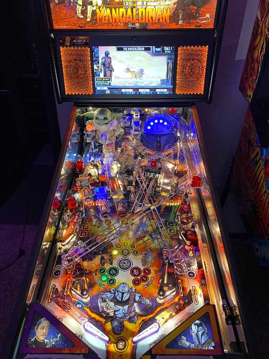star wars mandalorian pinball machine