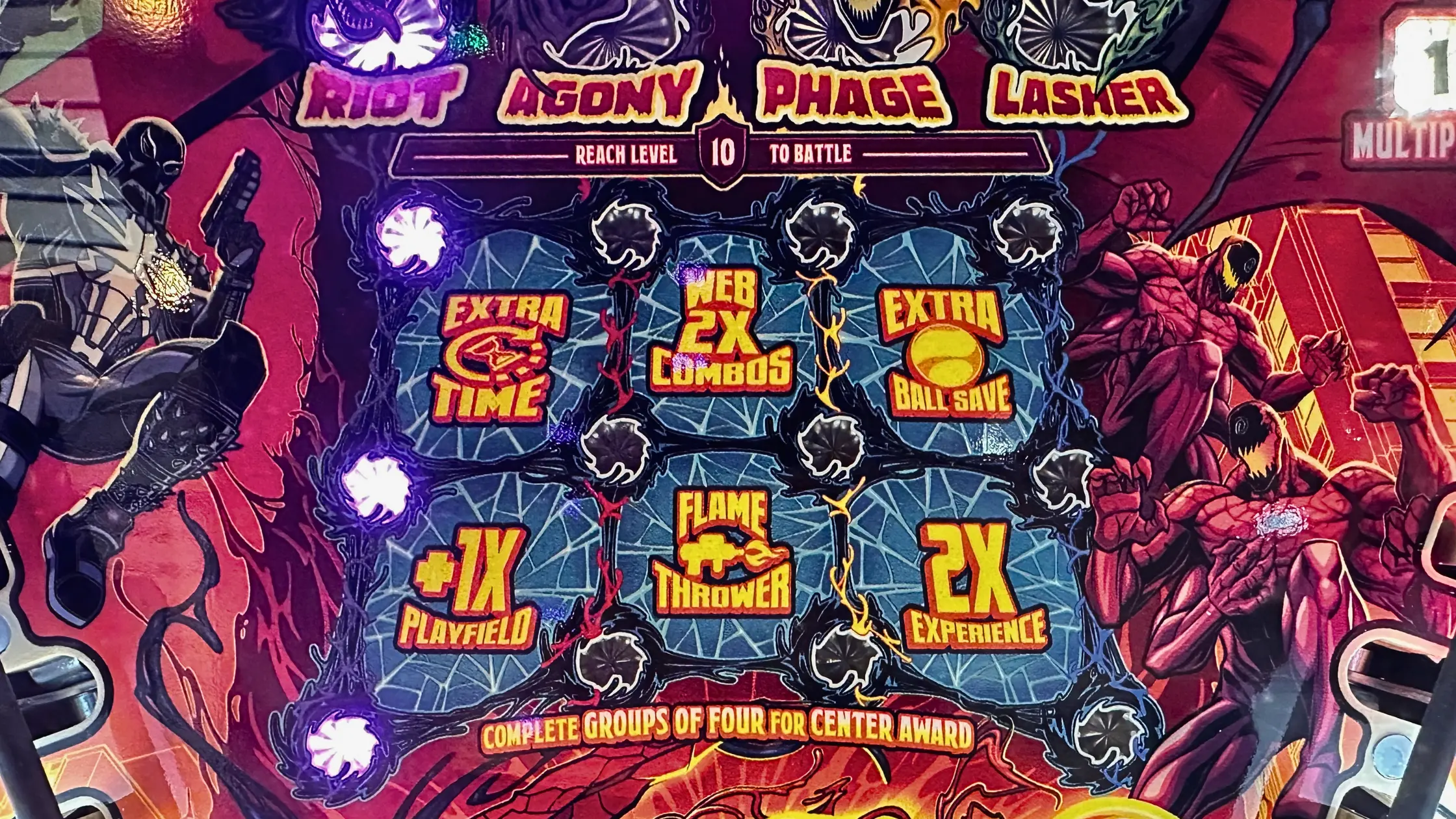 mini modes and the grid in venom pinball by stern