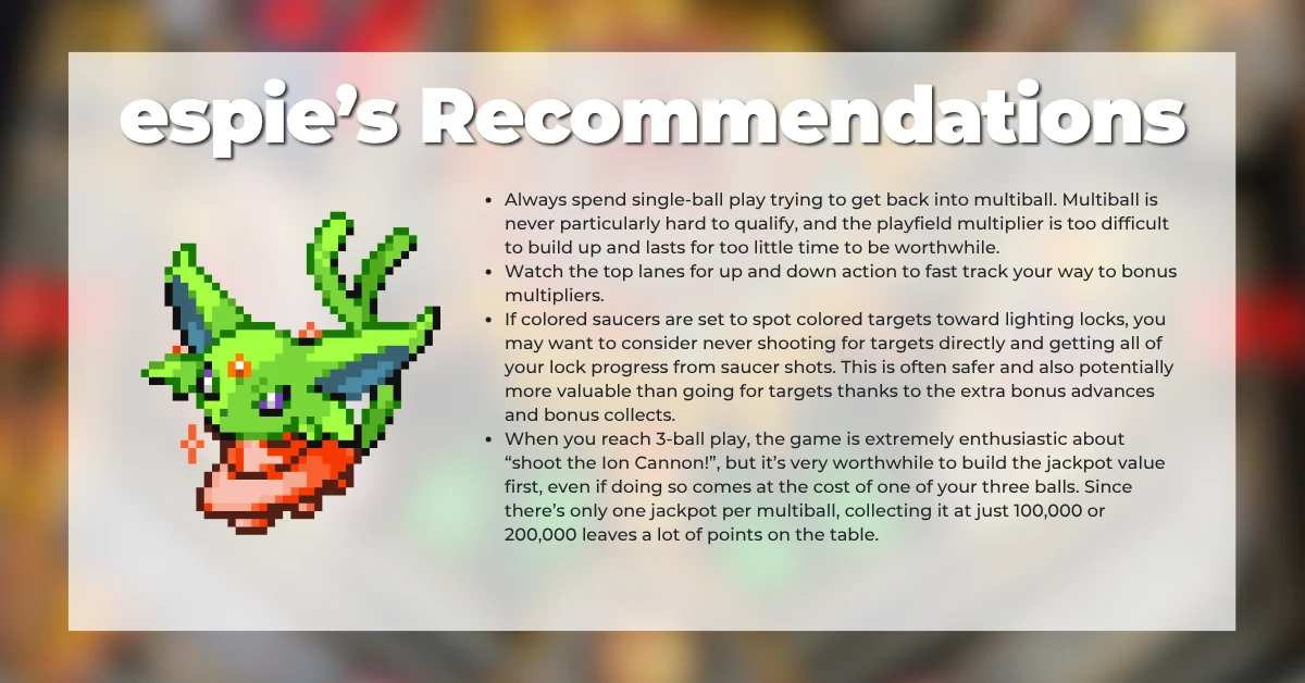 espie’s Recommendations