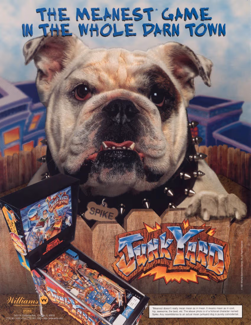 Junk Yard Pinball Flyer Kineticist