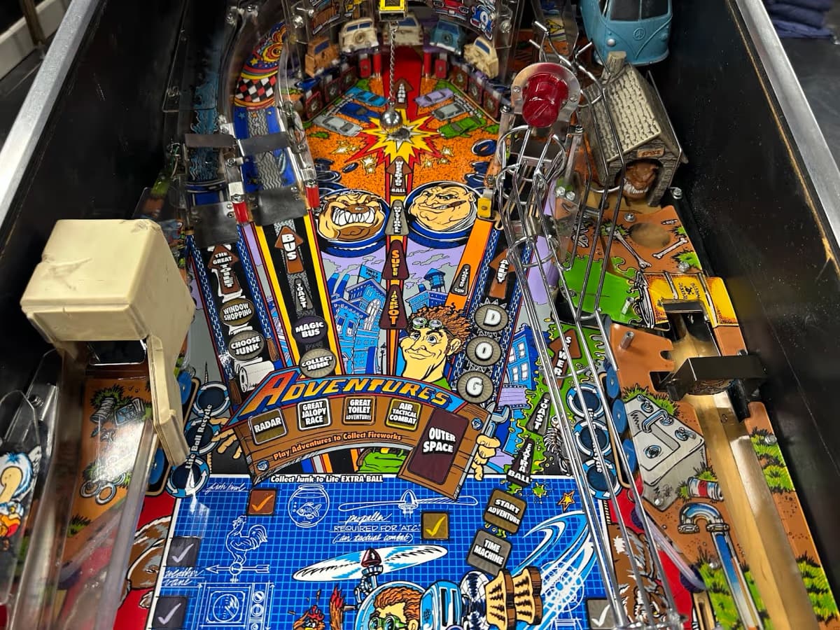 Junk Yard Pinball Playfield Kineticist