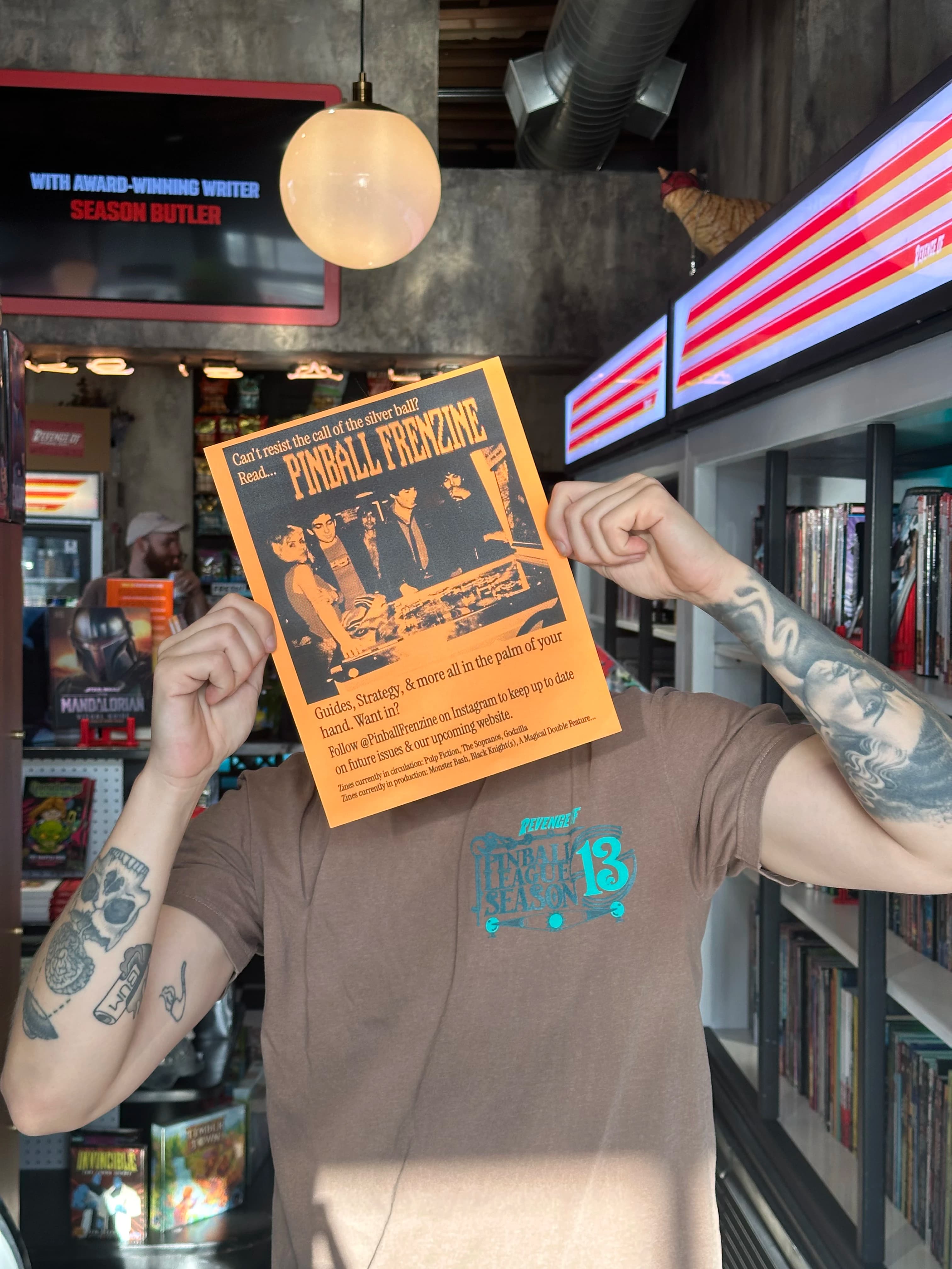 Pinball Frenzine Flyer at Revenge Of
