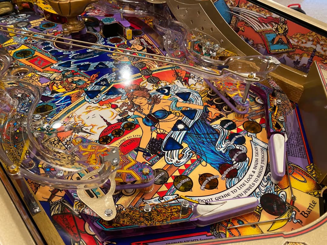 Tales of the Arabian Nights Pinball Playfield Kineticist